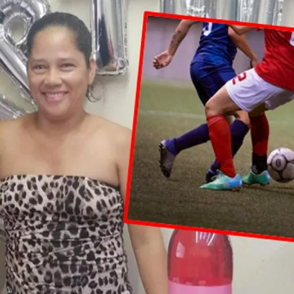 Murió jugadora cuando celebraba un gol de su equipo en campeonato de barrio.