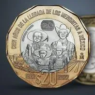 Pagan 2 millones de pesos por una moneda de 20 pesos mexicana.