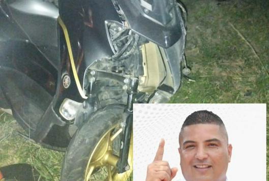 Concejal en Armenia resultó herido por extraño accidente vial