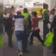 Video: Dos hombres protagonizaron una riña callejera en pleno centro de Cali