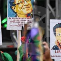 ¿Apoyo a David Murcia? En la marcha a favor de Petro pidieron por la libertad del cerebro de DMG