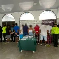 'Los de moda' fueron capturados por la Policía de Tolima luego de un operativo en el Guamo. Se dedicaban al tráfico de estupefacientes y utilizaban niños.