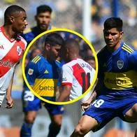 Campuzano, único colombiano en Boca vs. River, protagonizó duro cruce y fue criticado