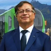 Fotos de Xi Jinping y de Gustavo Petro, en nota de Metro Bogotá: a China no le interesaría hablar con Petro de cambios en el megaproyecto