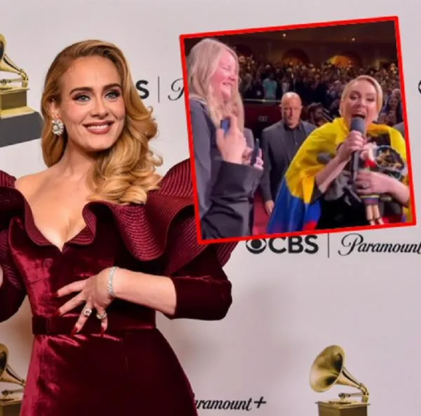 Por qué Adele se colgó bandera de Colombia en pleno 'show'; razón no es la que esperan muchos.