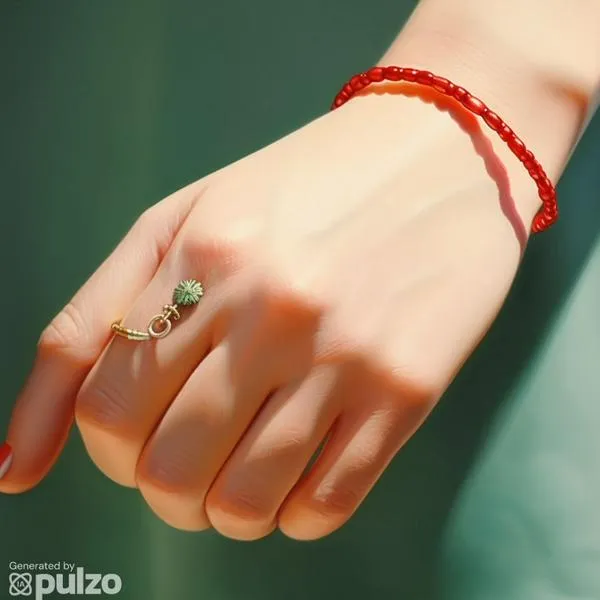 Esta es la razón por la que debería llevar una pulsera o un hilo rojo en las manos; evite el mal de ojo y atraiga la buena suerte.