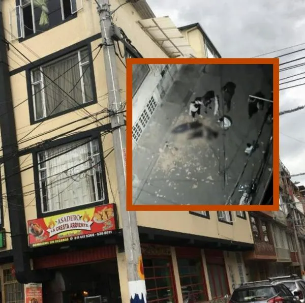 Pareja murió al caer de una terraza en Bogotá por pared que se desplomó en un edificio. Ambas personas cayeron cuando iban pasando varios transeúntes. 