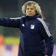 Alberto Gamero en un partido con Millonarios F. C. Recientemente, el entrenador pidió Selección Colombia para 4 de sus jugadores
