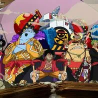 Monkey D. Luffy y su tripulación, protagonistas del anime One Piece.