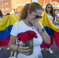 Joven colombiana envió mensaje a su mamá antes de morir en incendio en Murcia, España.