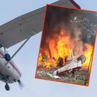 [Video] Caída de avioneta en Cali provocó pánico y angustia en la ciudadanía; así se vivió