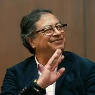 El presidente Gustavo Petro, que volvió a emitir alocución en hora de 'Masterchef' y 'Yo me llamo'.