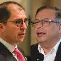 El fiscal Francisco Babosa y el presidente Gustavo Petro, de nuevo enfrentados por pedido de investigación a la campaña presidencial.