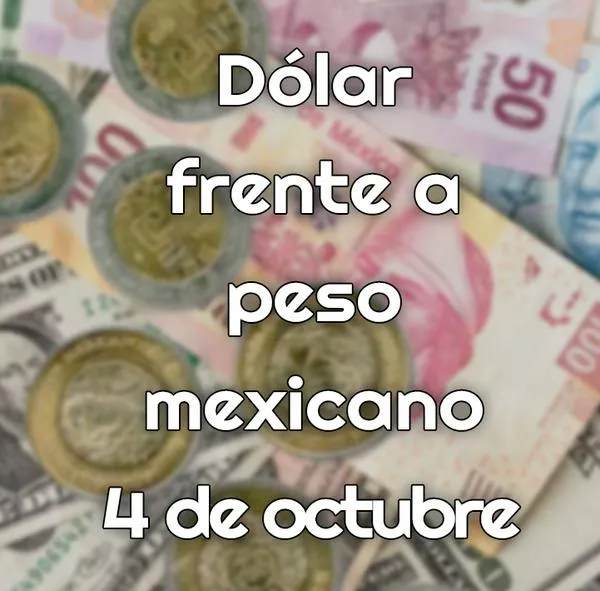 Precio del dólar 4 de octubre
