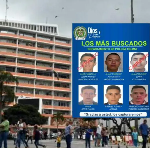 ¡Atención! Revelan el cartel de los más buscados en el Tolima: asesinatos, narcotráfico, etc