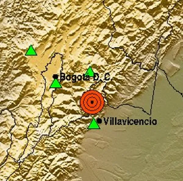 Temblor hoy en Colombia: miércoles 4 de octubre en El Calvario, Meta