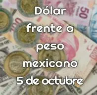 Precio del dólar 5 de octubre