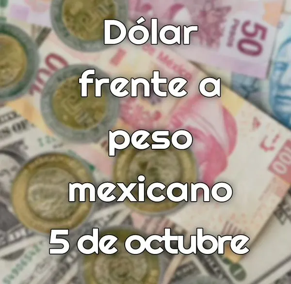 Precio del dólar 5 de octubre