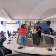 Recinto del Concejo de Floridablanca terminó convertido en una pista de baile