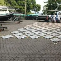 Incautan semisumergible con más de tres toneladas de coca en el Pacífico colombiano