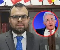 Carlos Andrés Guzmán y Álvaro Uribe.