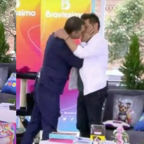 Marcelo Cezán habló del beso que se dio con Rafa Taibo en “Bravíssimo”