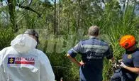 EN FOTOS: Un hombre fue encontrado sin vida, atado de pies y manos, en Pajarito
