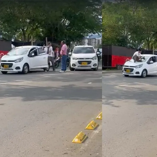 Pelea de conductores dejó a uno con heridas por dañar un carro, en Cali