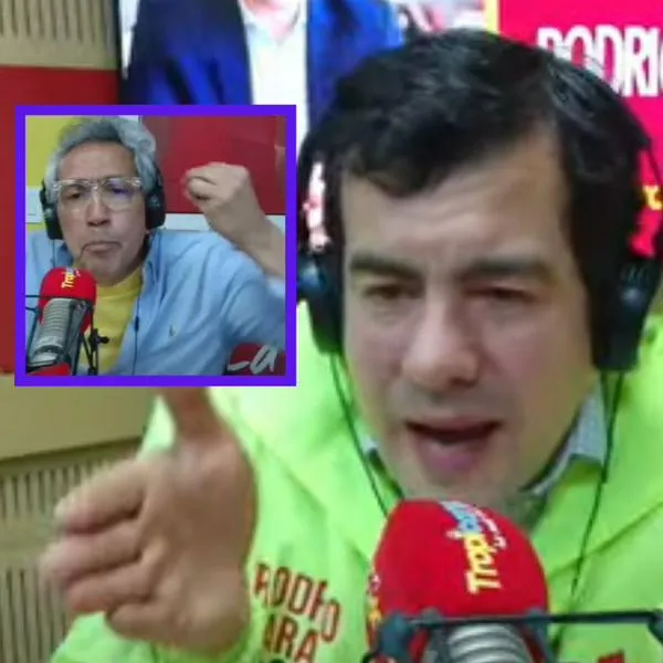 El periodista de Tropicana Jairo Pulgarín volvió a agarrarse con el candidato Rodrigo Lara en entrevista. Le dijo al candidato que "no eche más carreta". 