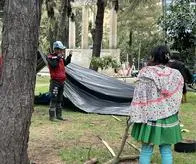 Indígenas Emberá permanecerán en el Parque Nacional hasta llegar a un acuerdo