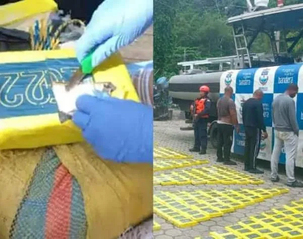 Iban a llevar 7 toneladas de droga desde el Pacifico Nariñense a México, y les incautaron el cargamento