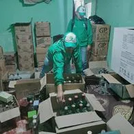 Incautaron cerca de 19 mil insumos que serían utilizados para falsificar licores