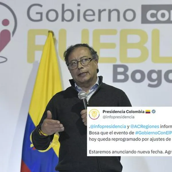 Gustavo Petro canceló evento en Bosa, Bogotá, por fuerza mayor y lo criticaron