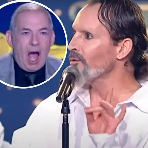 Foto de Paulo Rojas y de César Escola, en nota de que Miguel Bosé de 'Yo me llamo', exaltado por el argentino, estuvo en otro reality.