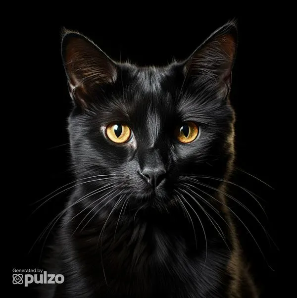 ¿Es verdad que los gatos negros son de mala suerte? Supersticiones y realidades de este felino usualmente considerado como un augurio negativo.