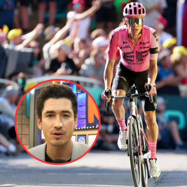 Juan Pablo Urrego, protagonista de 'Rigo' contó la "sorpresa" que se llevó al conocer personalmente al ciclista