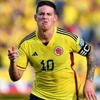Foto de James Rodríguez, en nota de cómo fue narración uruguaya por gol del volante cucuteño con Colombia: hubo rabia