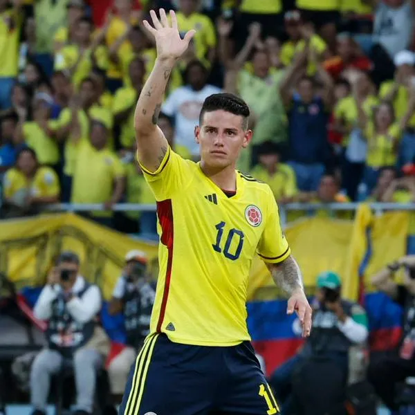 Foto de James Rodriguez cuando niño con uniforme de Cúcuta, que mostró Sao Paulo