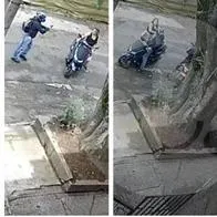 El asalto, ocurrido el pasado domingo 8 de octubre en el barrio Villanueva (La Candelaria), fue captado por una cámara de vigilancia. Pasó en Medellín
