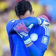 Foto de Camilo Vargas, en nota de que el hijo del arquero, por Colombia vs. Uruguay, le envió sentido mensaje (foto)