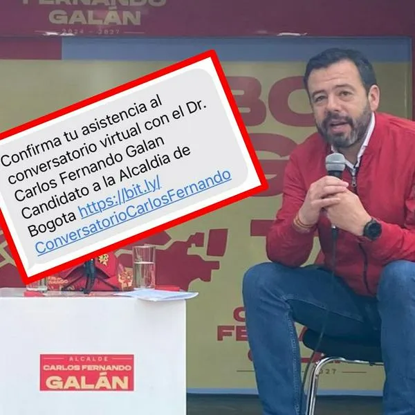 Carlos Fernando Galán dice cómo están estafando utilizando su nombre y campaña