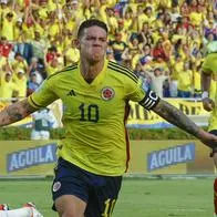 James Rodríguez podría ser baja de la Selección Colombia frente a Ecuador.