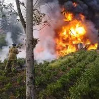 Bomberos de Cundinamarca controlan incendio en inmediaciones a la vía al Llano
