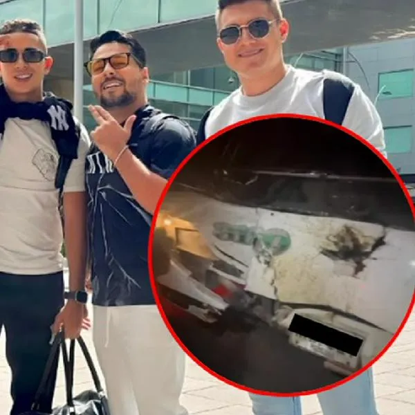 Grupo vallenato, La Banda del 5, sufrió aparatoso accidente contra una vaca.