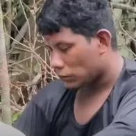 Manuel Ranoque, padre de los hermanos Mucutuy que se perdieron en la selva. La defensa del hombre dijo que debe ser juzgado bajos sus tradiciones por el presunto abuso de la mayor de los niños