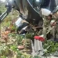 Primer testimonio sobre accidente de helicóptero del Ejército; cifra de heridos aumenta.
