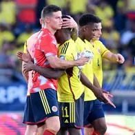 Selección Colombia en su partido contra Uruguay en Barranquilla, que finalizó 2-2. En la concentración, en Guarne, los jugadores vivieron el fenómeno del eclipse