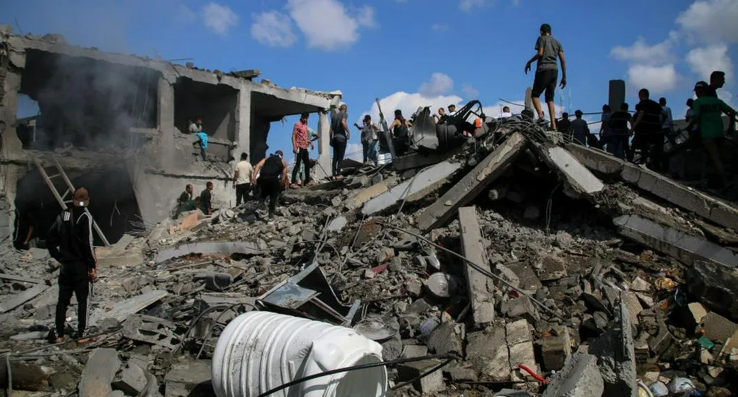 Uno de los edificios de la Franja de Gaza destruidos por Israel en busca de acabar con Hamás.
