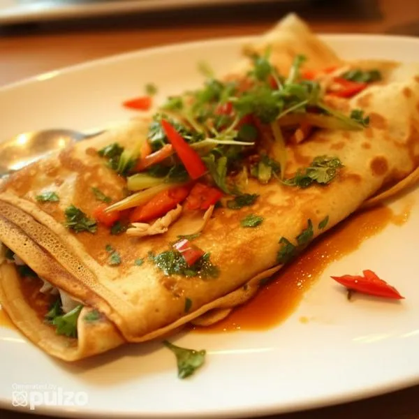 Esta es la mejor forma de preparar el Crepe de Pollo Thai de Crepes & Waffles; receta paso a paso.