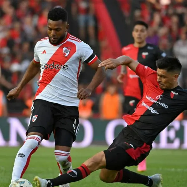 Miguel Ángel Borja marcó doblete con River Plate y pidió pista para la Selección Colombia.